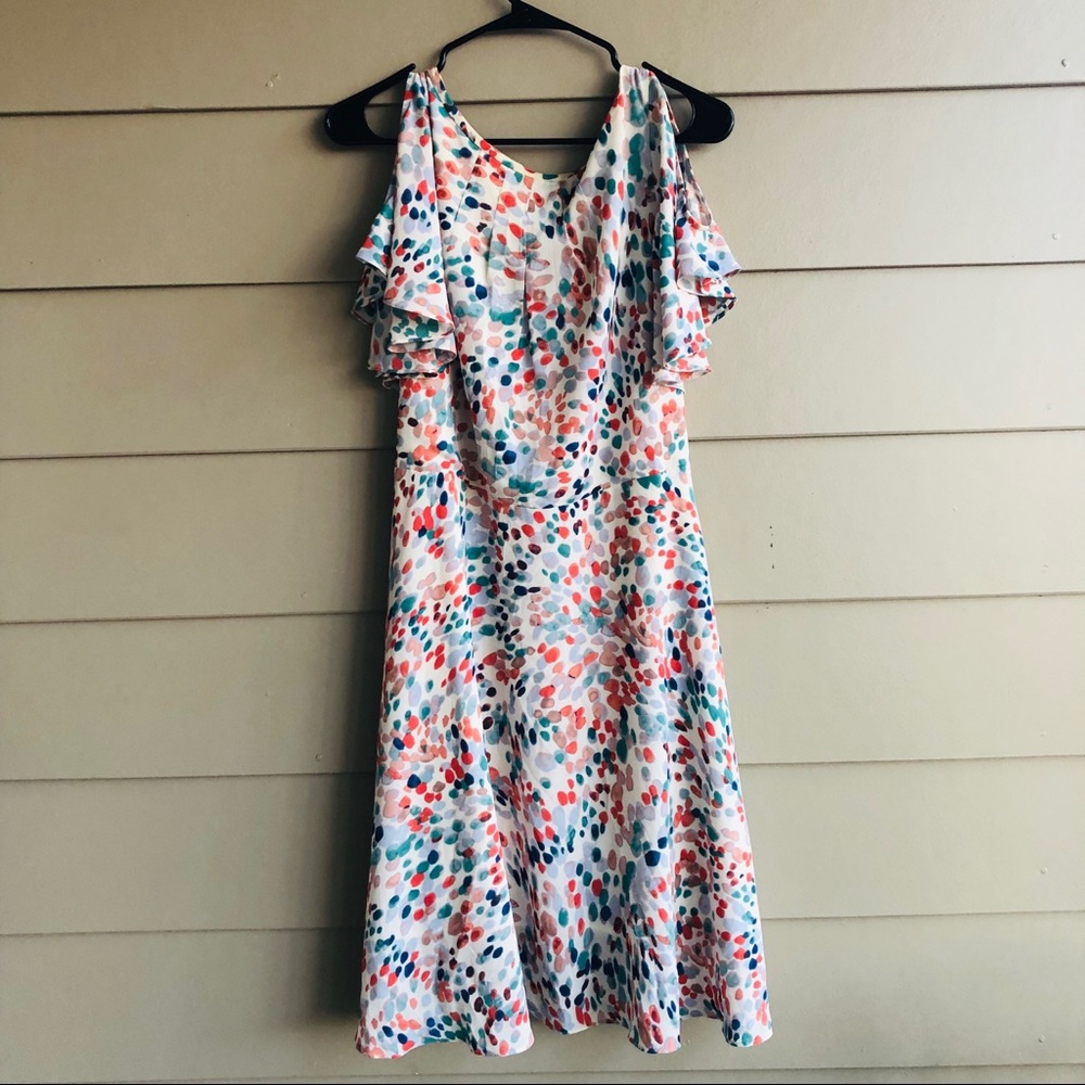 Maeve from Anthropologie cold shoulder dress - Picture 3 of 4